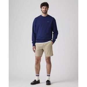 NEW Levis XX Chino Taper Mens Shorts 9" Tan Khaki Brown Stretch Twill Size 30